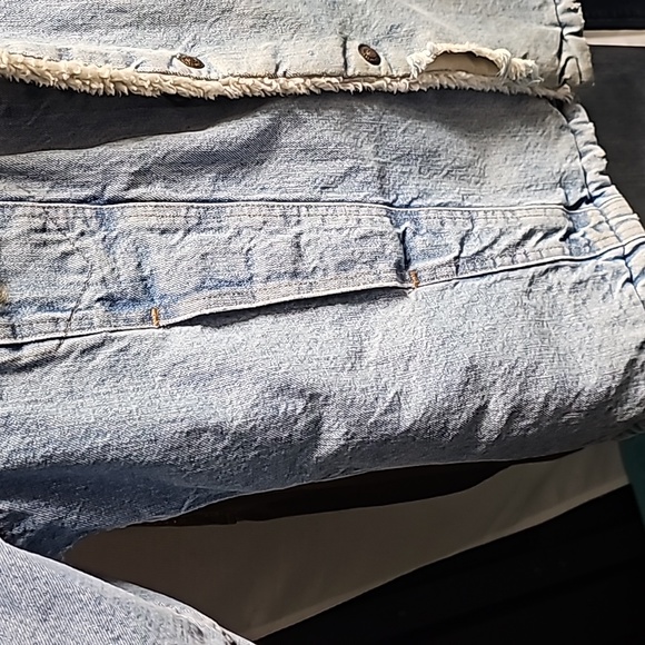 Rare Vintage Levi's Workwear Sherpa Truckers Coat - Picture 6 of 10